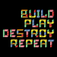 Build Play Destroy Repeat Building Blocks Master Builder T Shirt Fleece Short | Artistshot