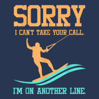 Waterski Tshirt   Sorry I Can't Take Your Call Men Denim Jacket | Artistshot