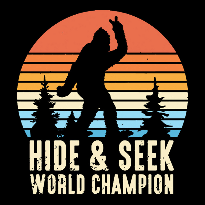 Bigfoot T  Shirt Retro Bigfoot Hide & Seek World Champion 7 Pocket T-Shirt by solonfeil756 | Artistshot