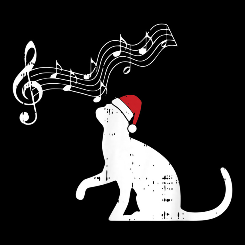 Cat Music Note Christmas Pajama Cute Kitten Kitty Musician T Shirt Pocket T-Shirt by bettincam | Artistshot