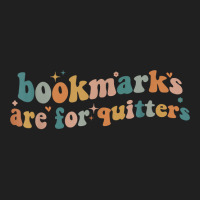 Bookmarks Are For Quitters Book Lover Groovy Retro For Women T Shirt Ladies Polo Shirt | Artistshot