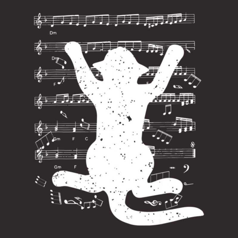 Cat Music Sheet Cat Music Musical Note 1 Racerback Tank by RafaelGonzalezRamirez | Artistshot