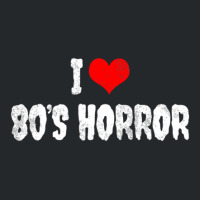 I Love 80's Horror  Horror Fan Gift Crewneck Sweatshirt | Artistshot