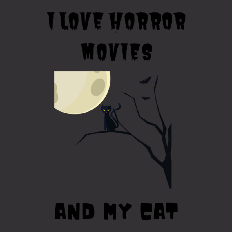 I Love Horror Movies And My Cat 11 Vintage Hoodie | Artistshot