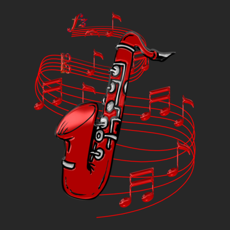 Red Sax With Music Notes Women's Pajamas Set by FranklinTepper1 | Artistshot