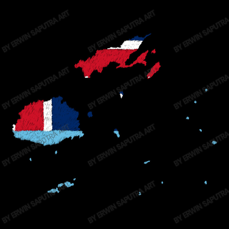 Fiji Flag Map Drawing Line Art Legging by Erwin Saputra Art | Artistshot