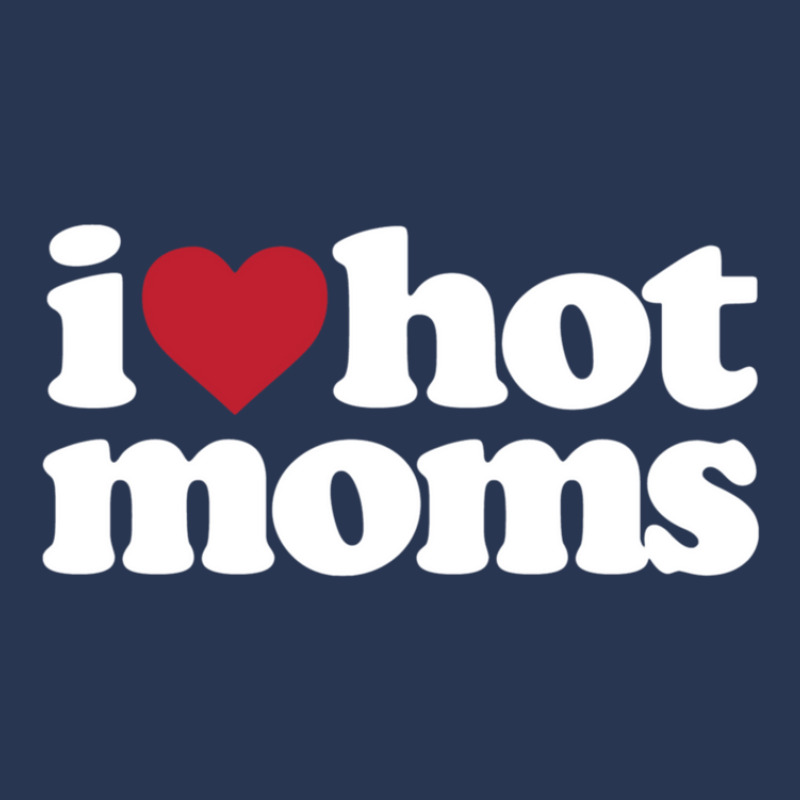 I Love Hot Moms  I Heart Hot Moms Men Denim Jacket | Artistshot