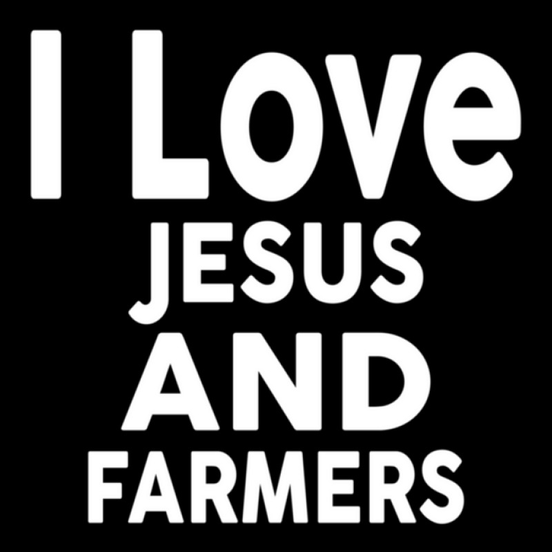 I Love Jesus And Farmers  For Farmer V-neck Tee | Artistshot