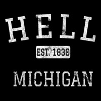 Hell Michigan Mi Vintage T Shirt Adjustable Cap | Artistshot