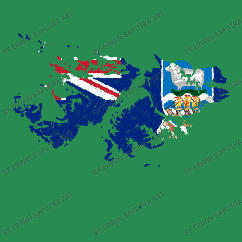 Falkland Island Malvinas Flag Map Drawing Line Art Toddler Hoodie by Erwin Saputra Art | Artistshot