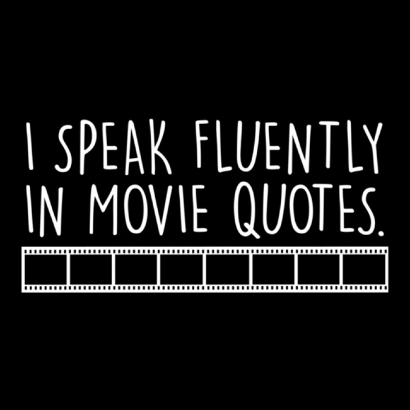 I Speak Fluently In Movie Quotes With Movie Reel  For Dark Application V-neck Tee | Artistshot