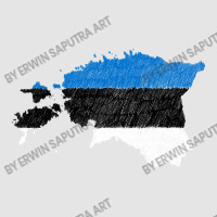 Estonia Flag Map Drawing Line Art Exclusive T-shirt | Artistshot