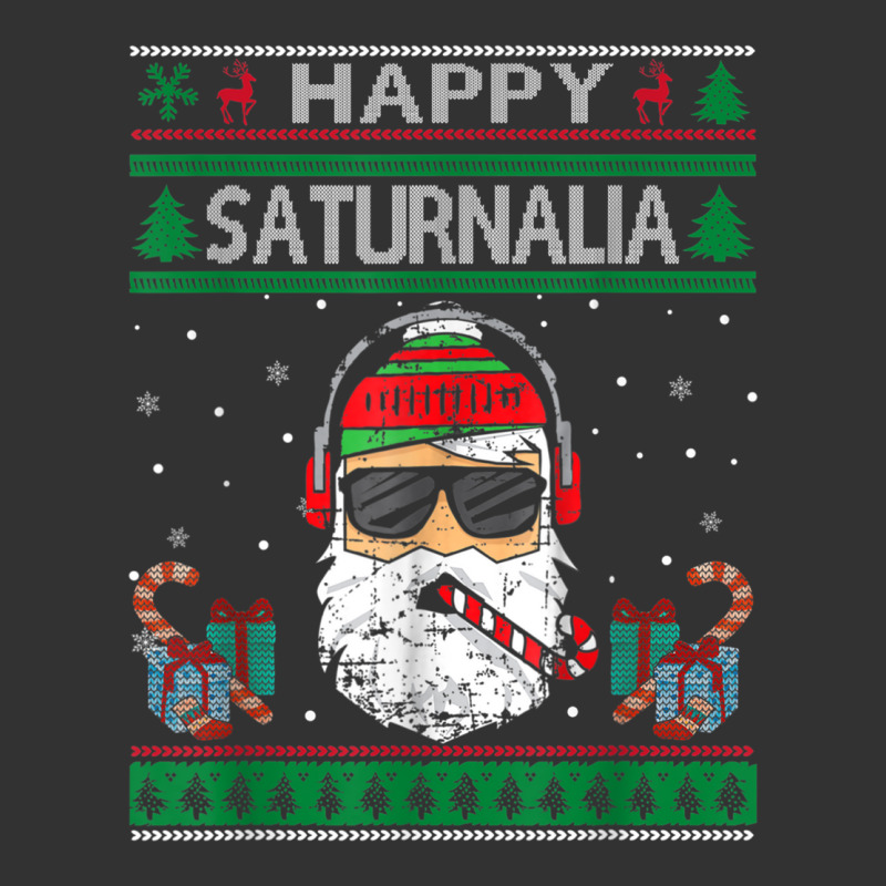 Happy Saturnalia Cool Santa Ugly Christmas Sweater T Shirt Baby Bodysuit by aiiluurosy | Artistshot