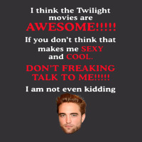 Rob-ert Patt-ins-on I Think The Twilight Movies Are Awesome Vintage Short | Artistshot