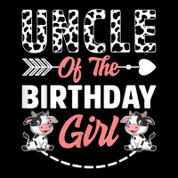 Uncle Of The Birthday Girl Cow Birthday Farm Animal T Shirt Cropped Sweater | Artistshot