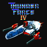 Thunder Force Iv Mega Drive Title Screen 1 Crop Top | Artistshot