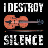 I Destroy Silence Violin Violinist Maternity Scoop Neck T-shirt | Artistshot