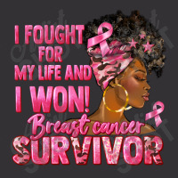 Breast Cancer Survivor I Won Black Woman Vintage Hoodie | Artistshot