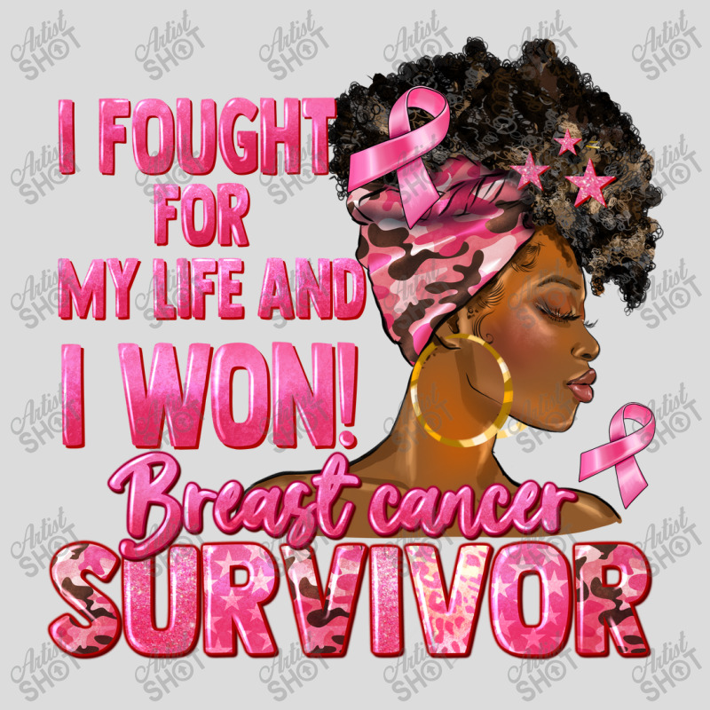 Breast Cancer Survivor I Won Black Woman Men's Polo Shirt | Artistshot