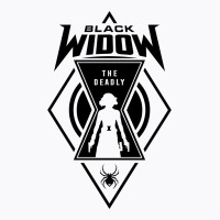 Black Widow T-shirt | Artistshot