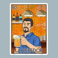 La Bebedor Gift The Man Drinker Card Mexican Lottery T Shirt Unisex Sherpa-lined Denim Jacket | Artistshot