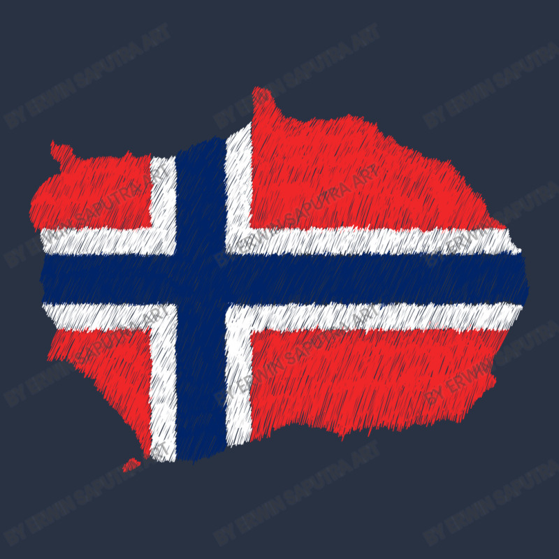 Bouvet Island Flag Map Drawing Line Art T-shirt | Artistshot