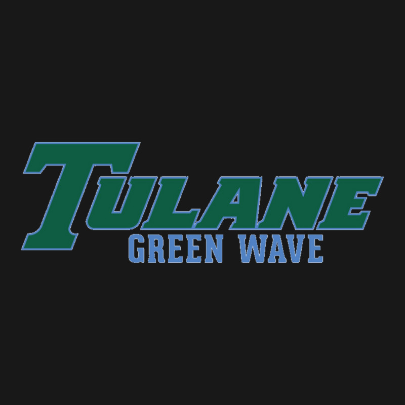 Tulane Green Gifts, Wave Wordmark Flannel Shirt | Artistshot