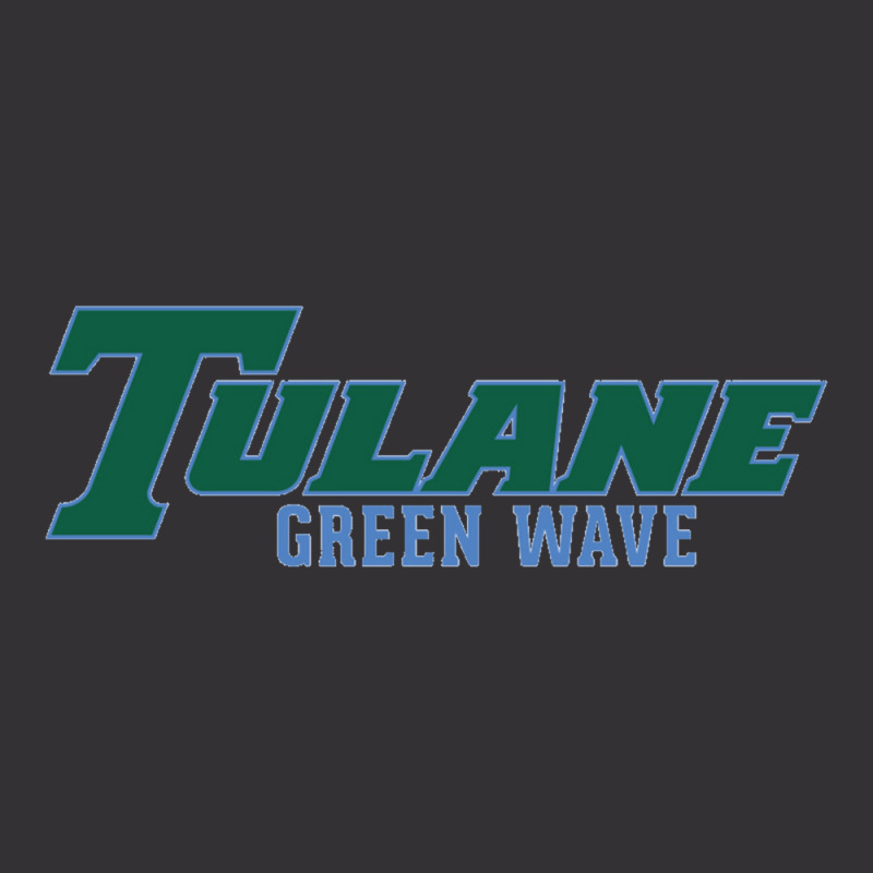 Tulane Green Gifts, Wave Wordmark Vintage Hoodie | Artistshot