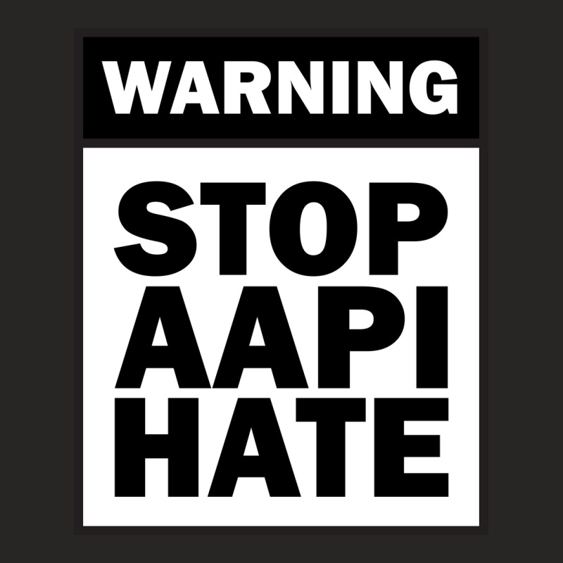 Warning!!  Stop Aapi Hate Ladies Fitted T-Shirt by Adin17 | Artistshot