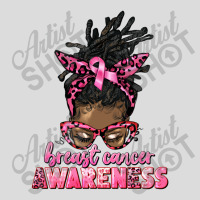 Breast Cancer Awareness Afro Messy Locs Bun Men's Polo Shirt | Artistshot