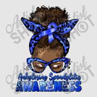 Ankylosing Spondylitis Awareness Afro Messy Bun Full-length Apron | Artistshot