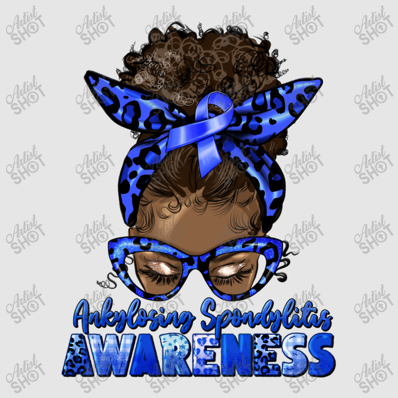 Ankylosing Spondylitis Awareness Afro Messy Bun Full-length Apron | Artistshot