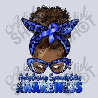 Ankylosing Spondylitis Awareness Afro Messy Bun Fleece Short | Artistshot