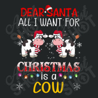 Dear Santa All I Want For Christmas Is A Cow Duffel Bag | Artistshot