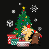 Angry Beavers Around The Christmas Tree Scorecard Crop Tee | Artistshot