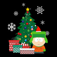 Kyle Around The Christmas Tree South Park Fleece Short | Artistshot