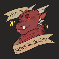 I Roll To Seduce The Dragon Magnet Ladies Fitted T-shirt | Artistshot