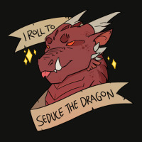 I Roll To Seduce The Dragon Magnet Scorecard Crop Tee | Artistshot