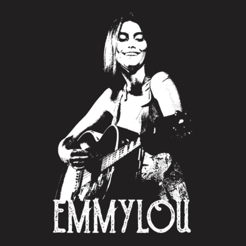 Emmylou White Stencil T-shirt | Artistshot