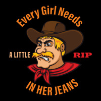 Every Girl Needs A Little Rip In Her Jeans Angry Cowboy Man Zipper Hoodie | Artistshot