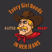 Every Girl Needs A Little Rip In Her Jeans Angry Cowboy Man Vintage Hoodie | Artistshot