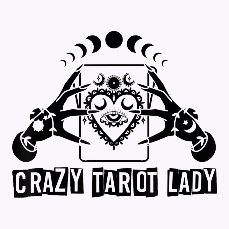 Divination Crazy Tarot Lady Crystal Ball Tarot Cards T Shirt Tank Top by delredske | Artistshot