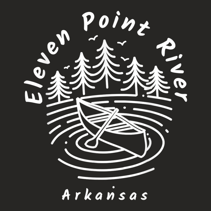 Eleven Point River Arkansas T Shirt Ladies Fitted T-Shirt by delredske | Artistshot