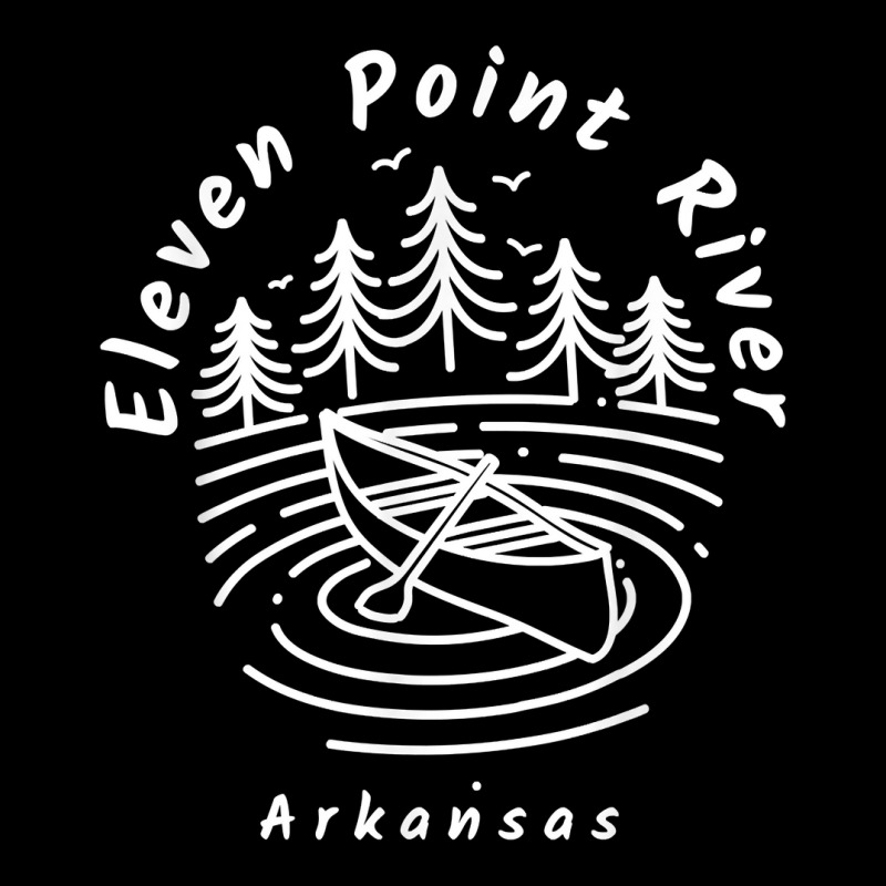 Eleven Point River Arkansas T Shirt Cropped Hoodie by delredske | Artistshot