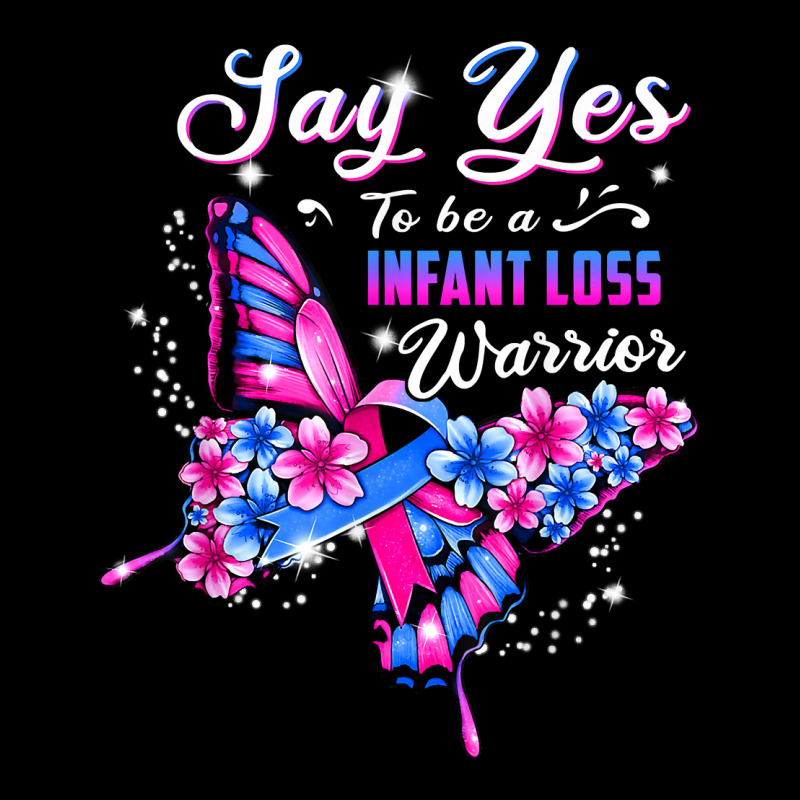 Infant Loss Warrior Pink And Blue Butterfly Womens T Shirt Pocket T-shirt | Artistshot