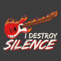 I Destroy Silence Funny Electric Guitar Player Guitar Lover Men's Polo Shirt | Artistshot