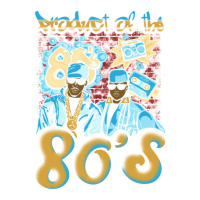 Cute Product Of The 80s Party Neon Colors Music Pop Tee Design Print Sticker | Artistshot