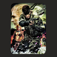 Metal Gear Solid Big Boss & Eva 1 Ladies Fitted T-shirt | Artistshot