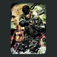 Metal Gear Solid Big Boss & Eva 1 Women's Triblend Scoop T-shirt | Artistshot