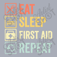 First Aid  Funny Eat Sleep First Aid Repeat Retro Vintage Gift Tank Dress | Artistshot